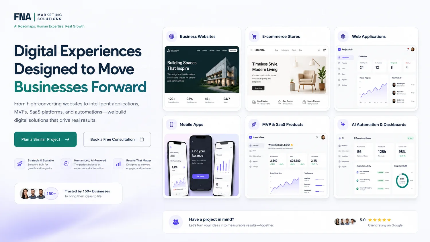 Business Websites concept interfaces by FNA