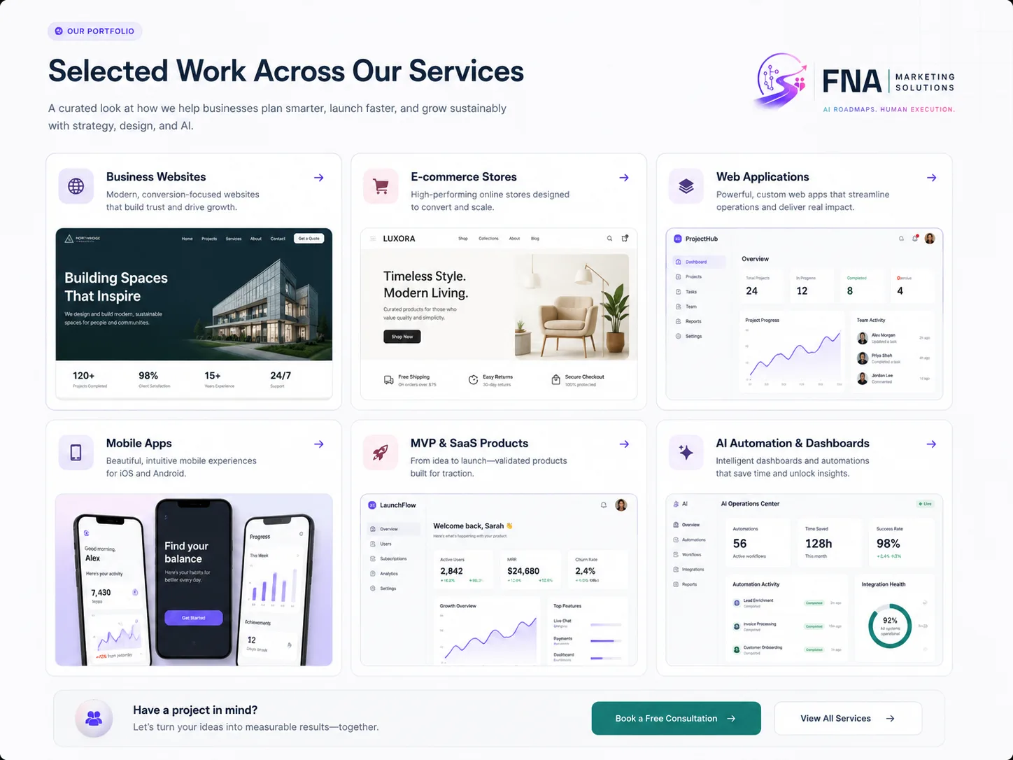 Cross-Platform Solutions Suite — demonstration interface direction